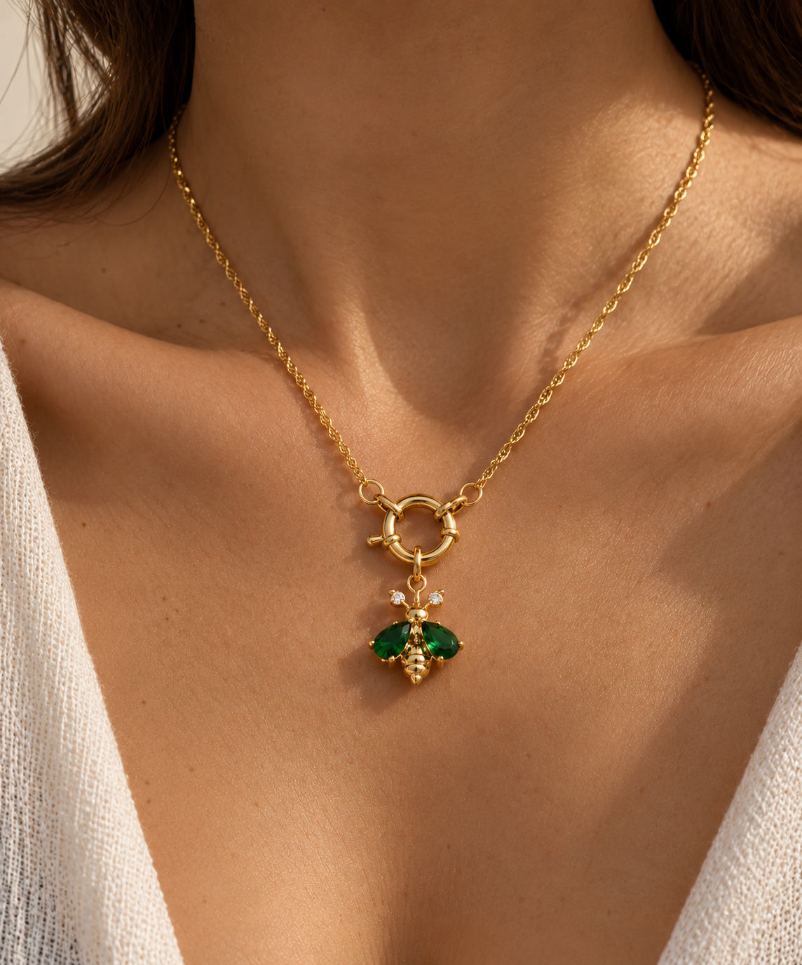Charm Abeille verte