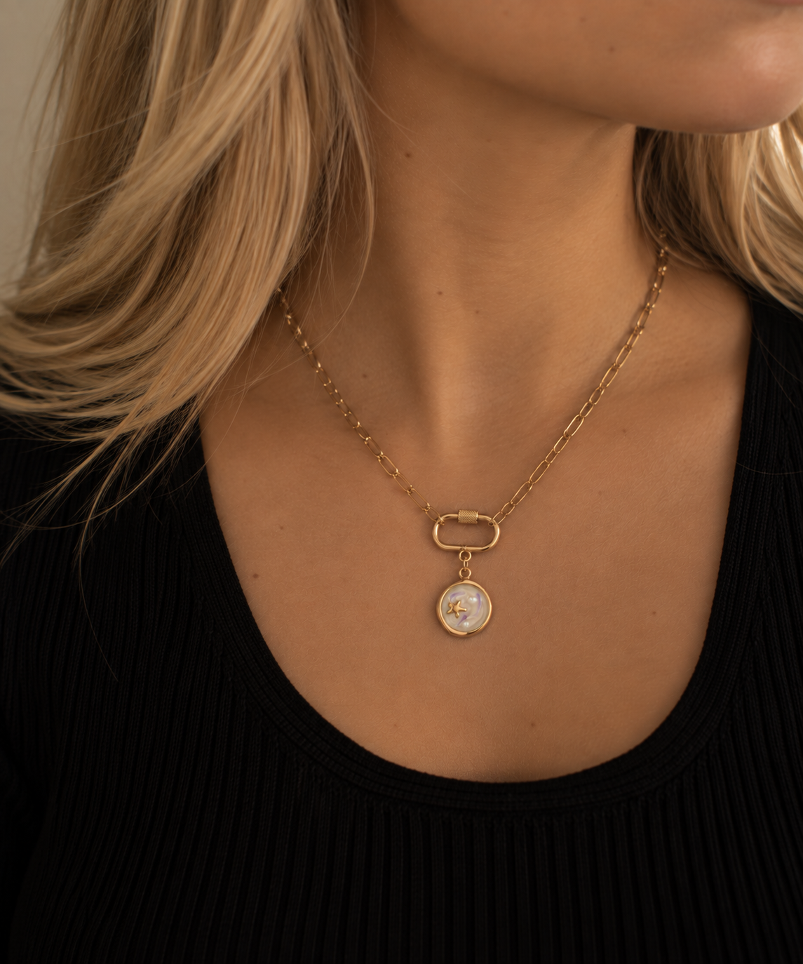 Charm Nacre + étoile