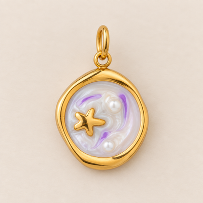 Charm Nacre + étoile