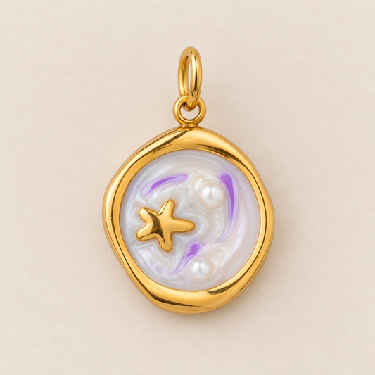 Charm Nacre + étoile